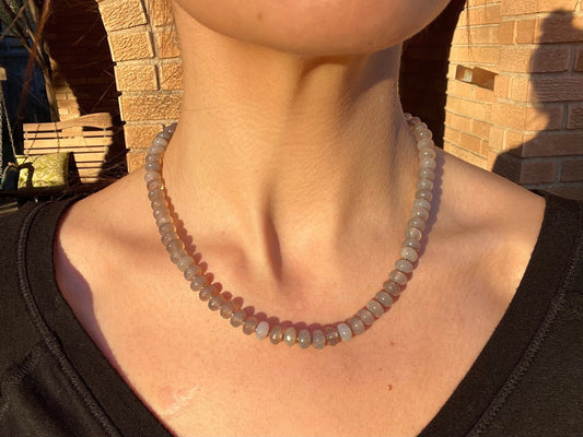 Smoky the Bear - Agate Gemstone Candy Necklace