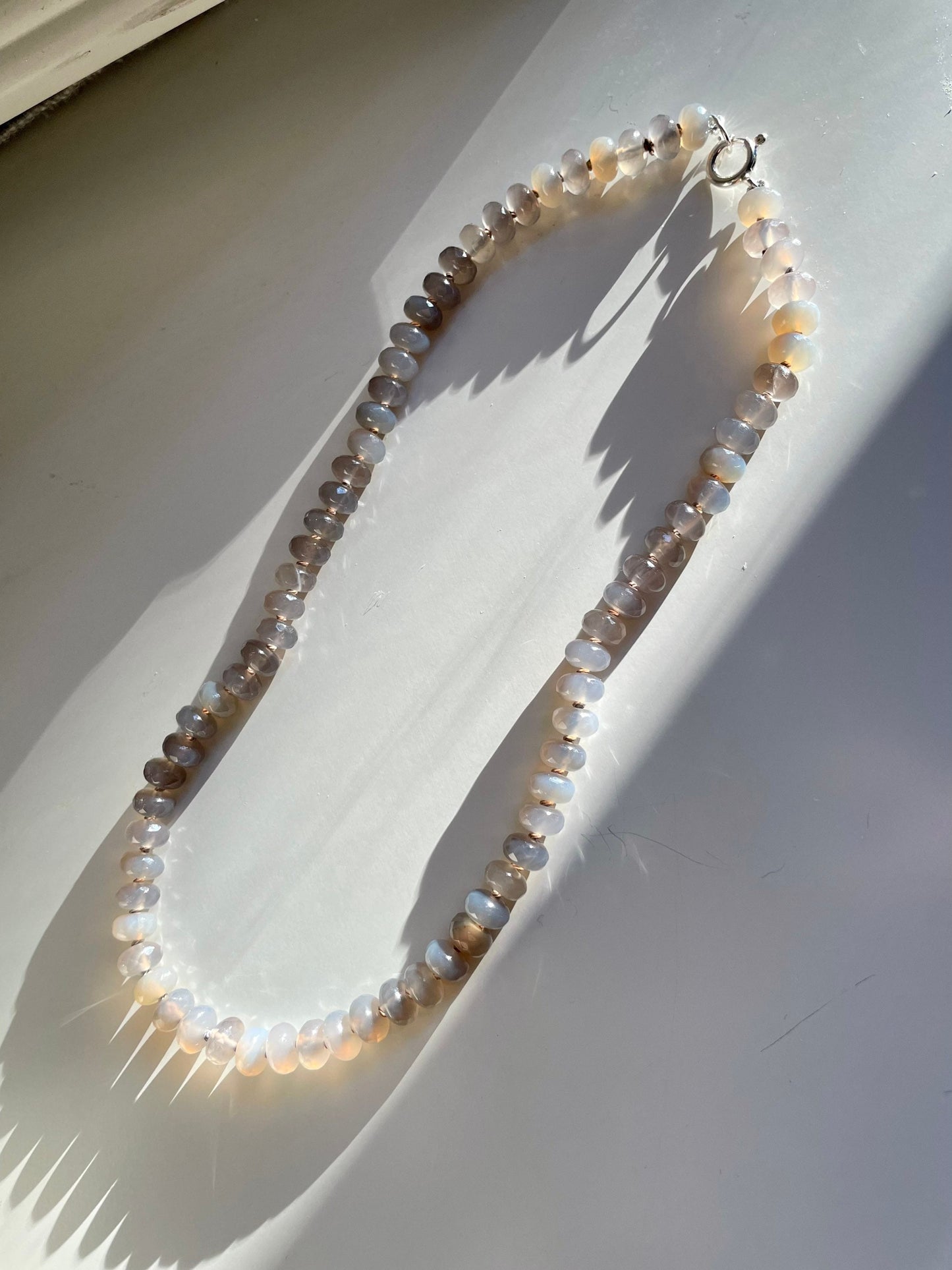 Smoky the Bear - Agate Gemstone Candy Necklace
