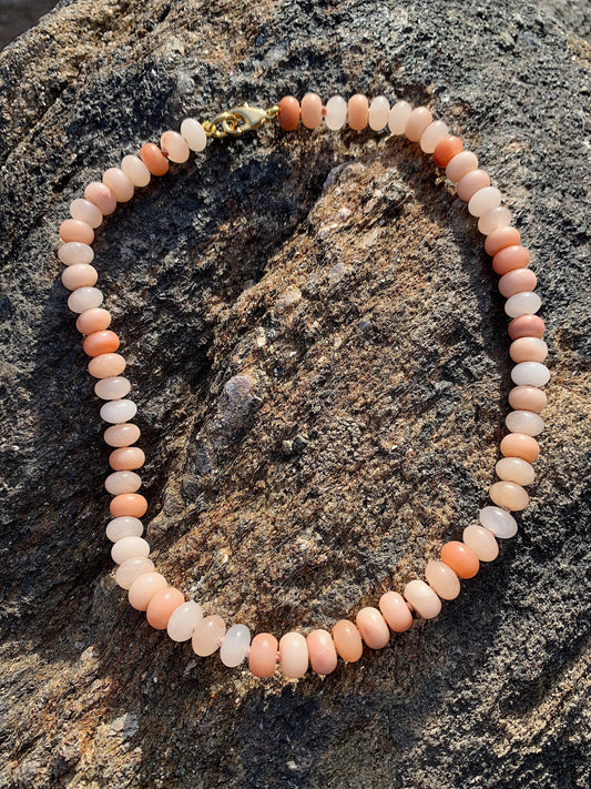 Hand Knotted | 'James and the Giant Peach' Candy Necklace | 16"