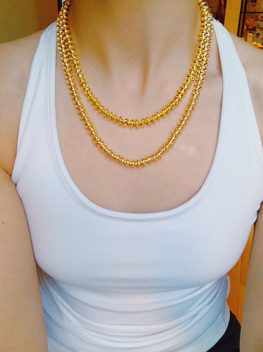 Ferrero Rocher Golden Nougat Hand Knotted Necklace