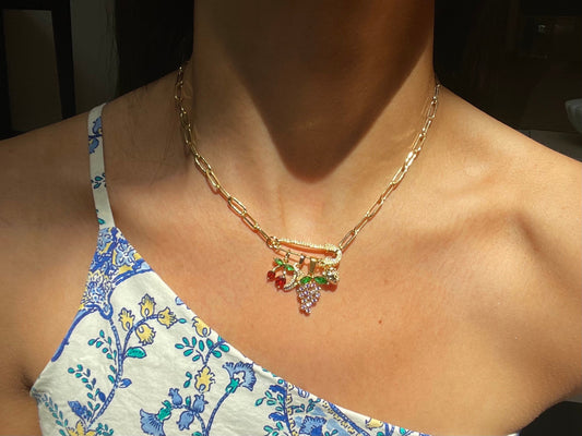 Fruit of the Loom Charm Necklace