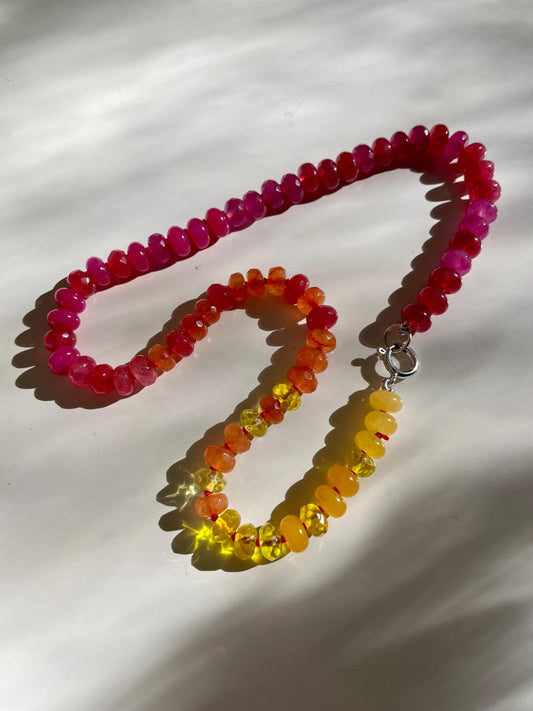 Canyon Sunrise - 1 of 1 Gemstone Candy Necklace