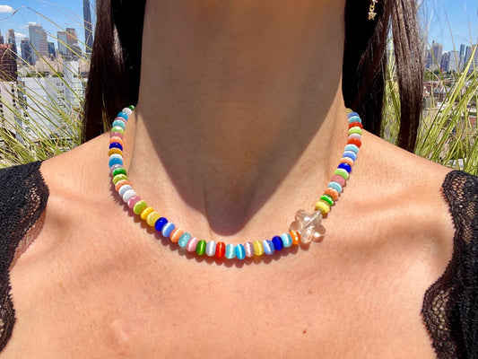 Chatty Catty Cathy - Rainbow Cat’s Eye and Jumbo Quartz Star