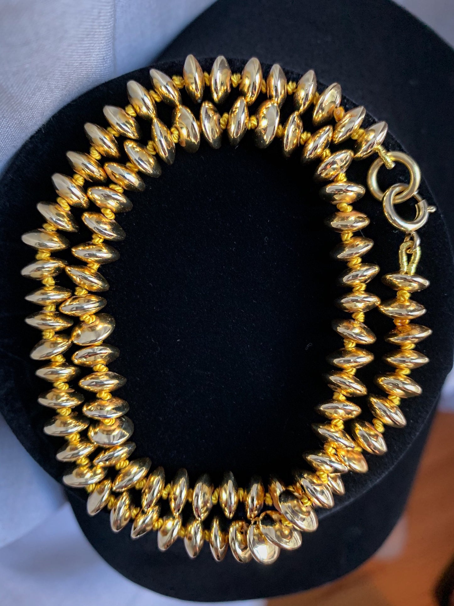 Ferrero Rocher Golden Nougat Hand Knotted Necklace