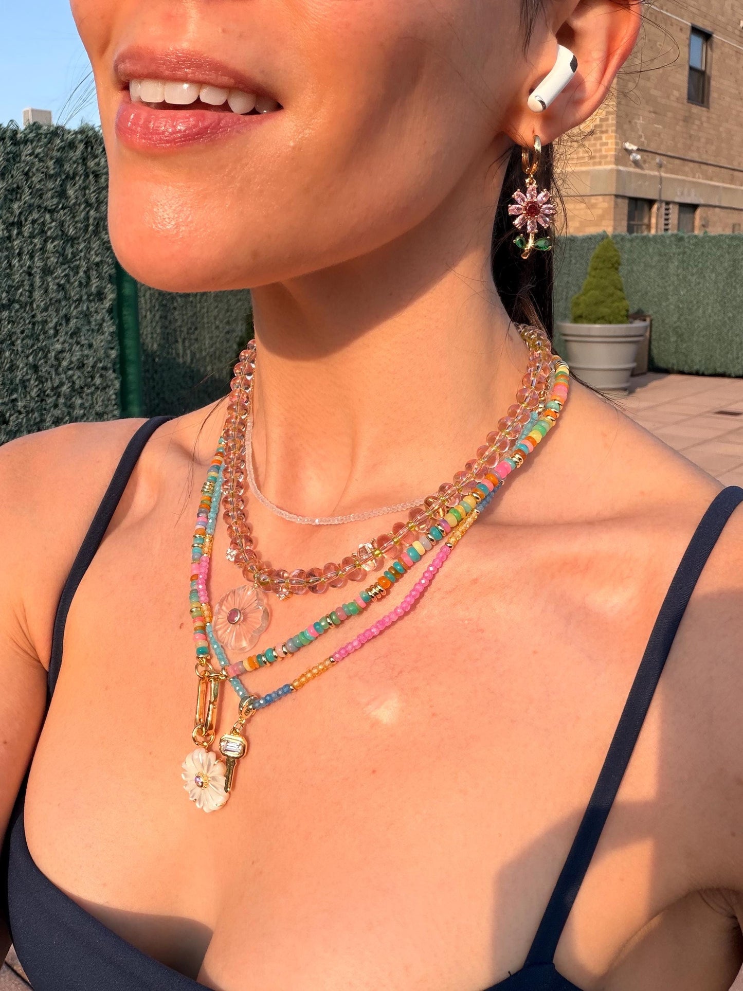 This and That - Daisy Charm Earrings