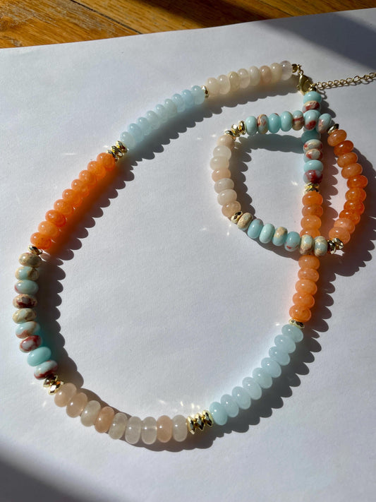 Tropicana Banana Bracelet - Gemstone Stacking Bracelet