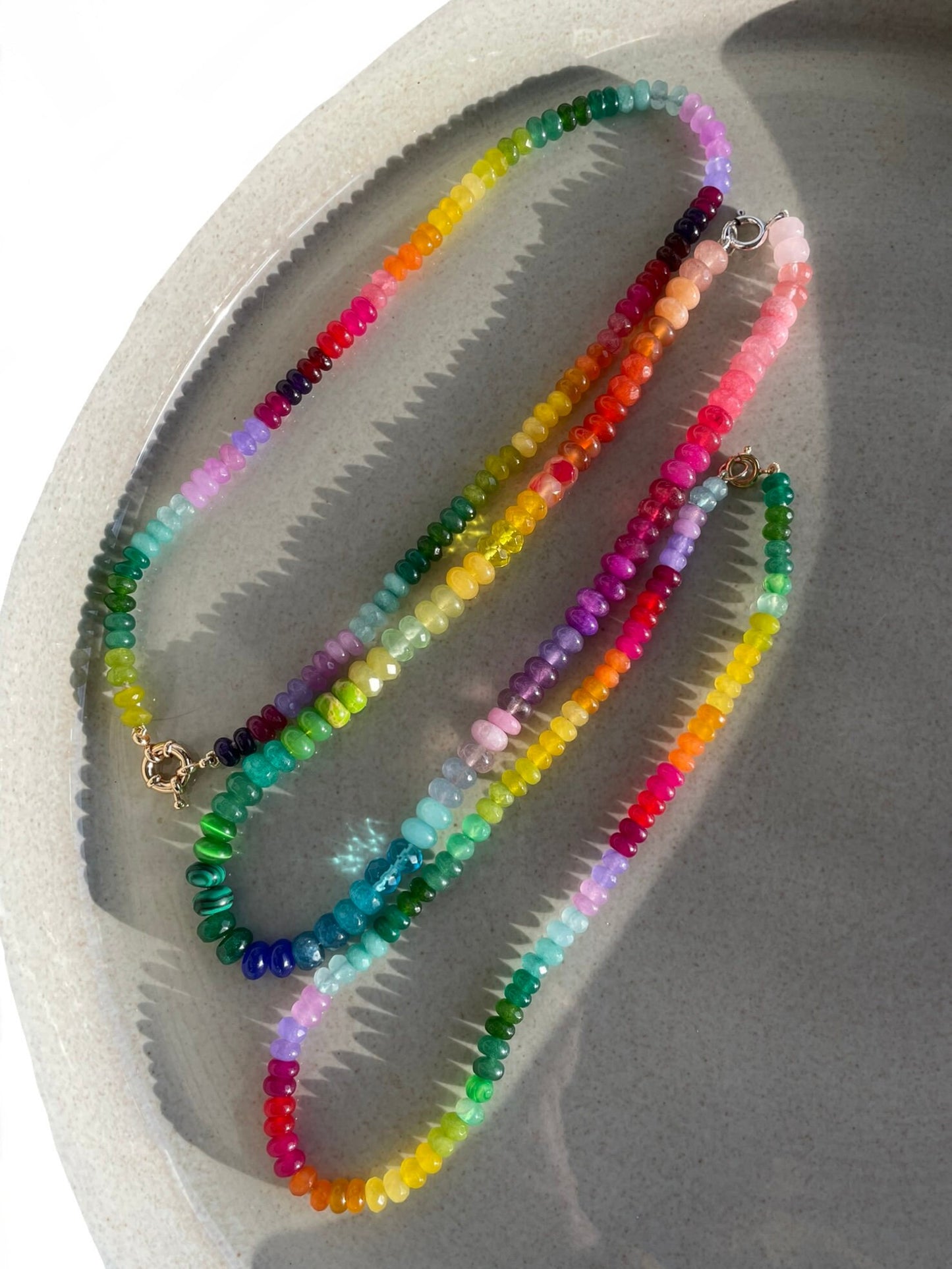 Skittlita - Skittles, Taste the Rainbow Gemstone Candy Necklace