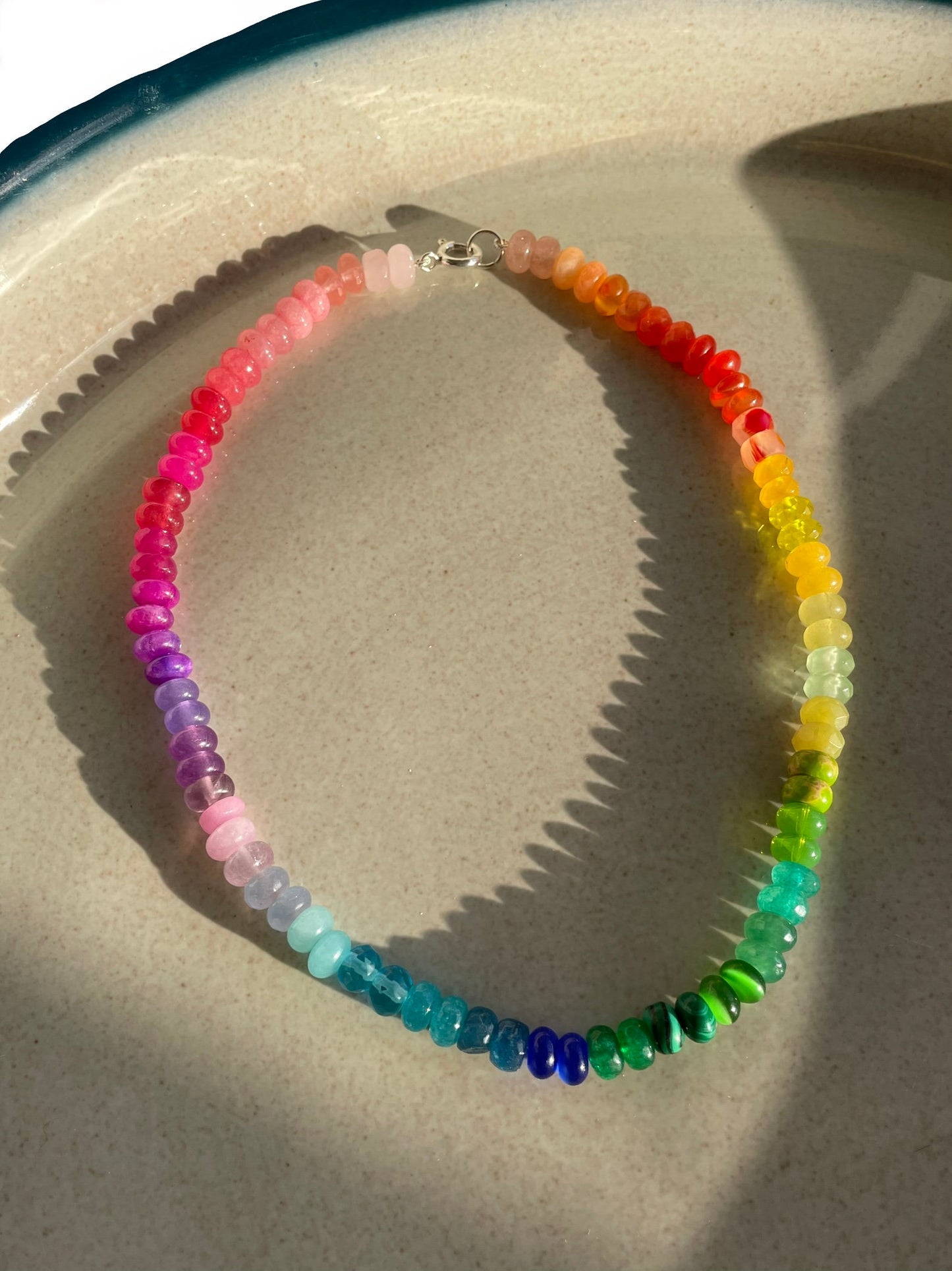 Skittlita - Skittles, Taste the Rainbow Gemstone Candy Necklace