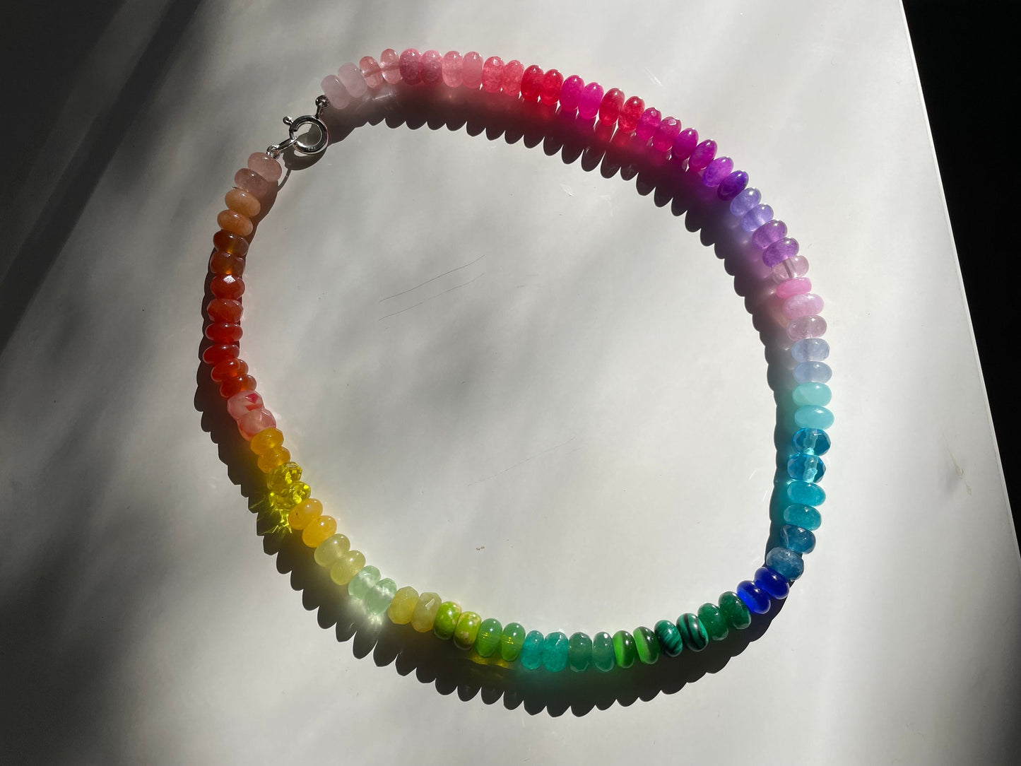 Skittlita - Skittles, Taste the Rainbow Gemstone Candy Necklace