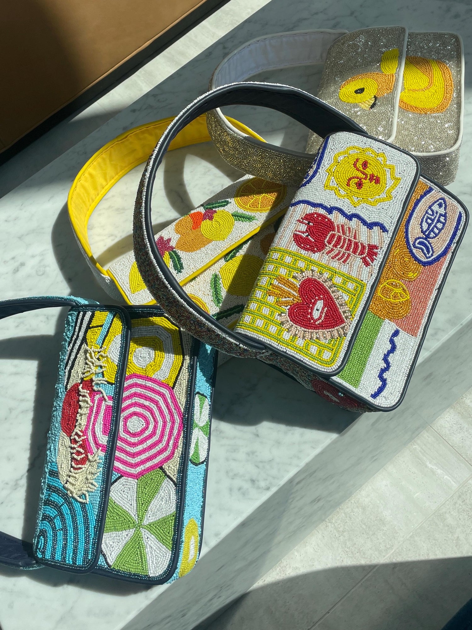 Handmade Beaded Shoulder Bags