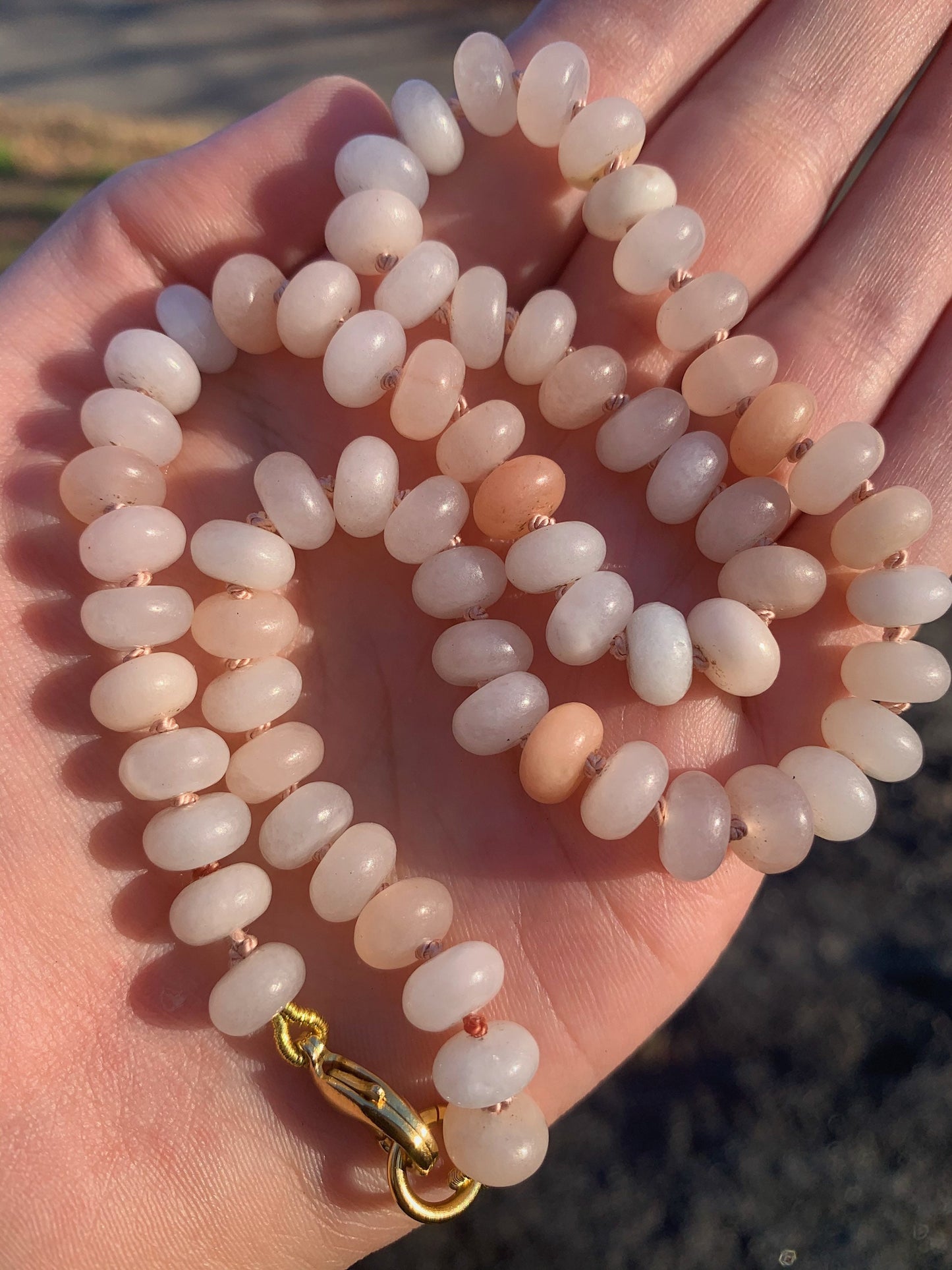 Hand Knotted | 'James and the Giant Peach' Candy Necklace | 16"