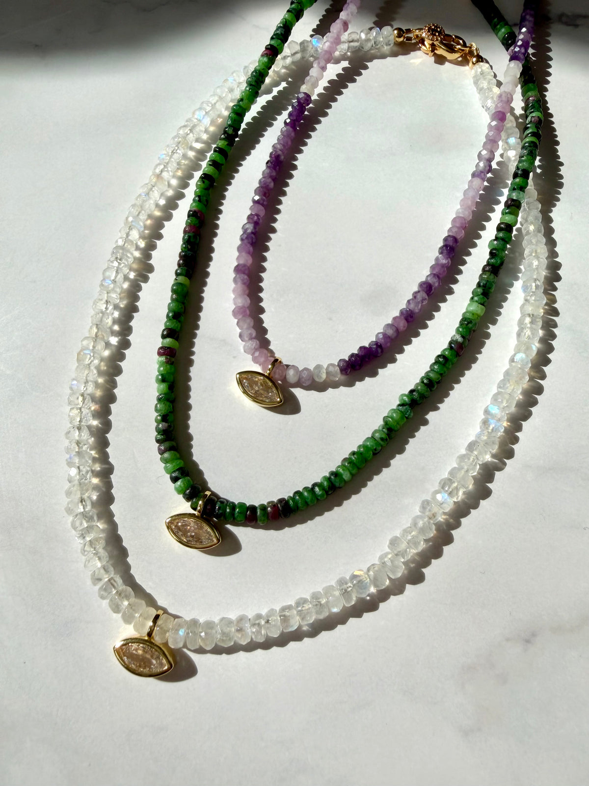 The Eyes - Gemstone Evil Eye Chokers