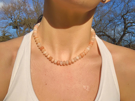 Hand Knotted | 'James and the Giant Peach' Candy Necklace | 16"