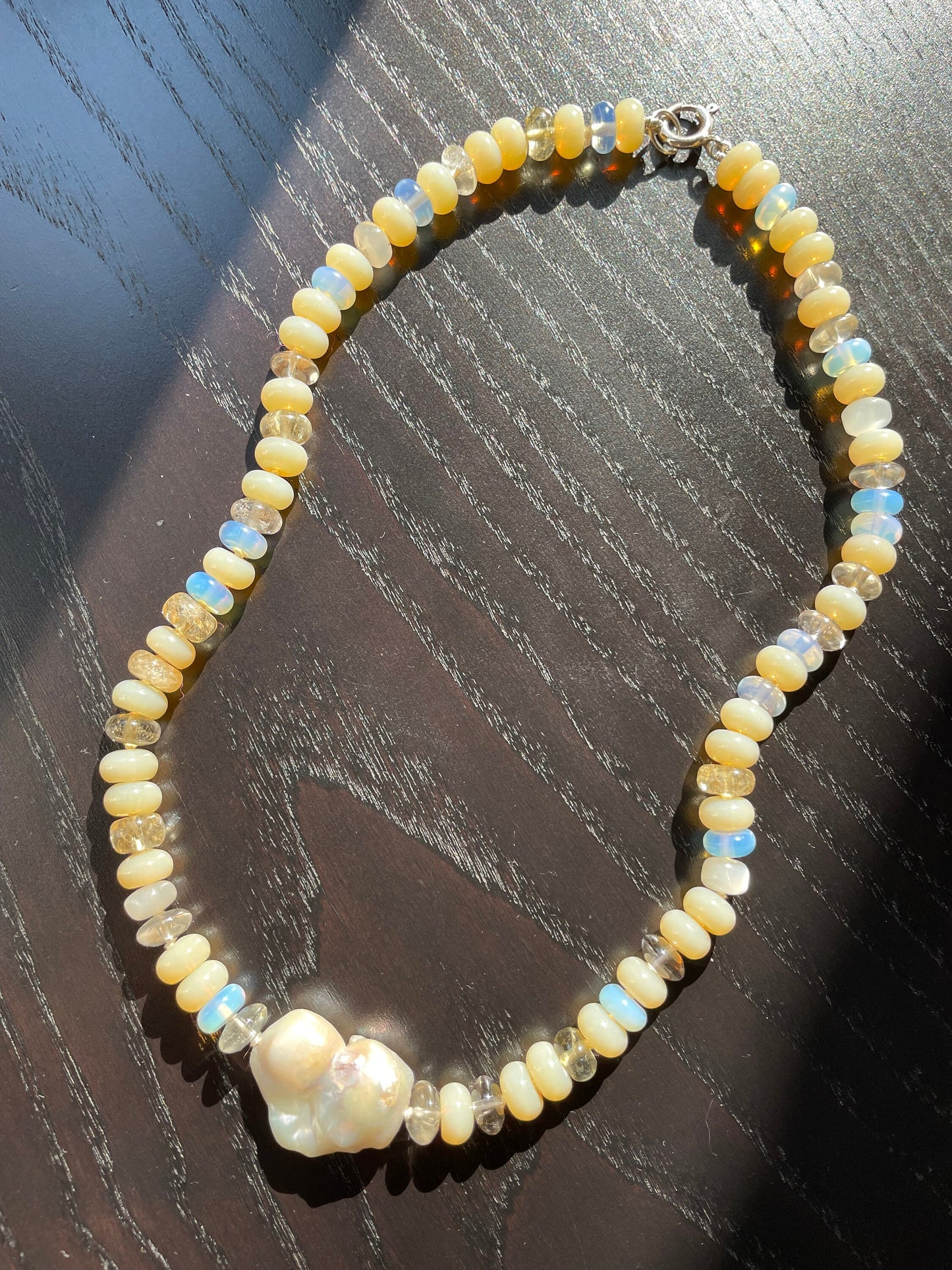 Pearly Girly - Pearl & Gemstone Candy Necklace