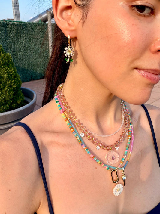 This and That - Daisy Charm Earrings