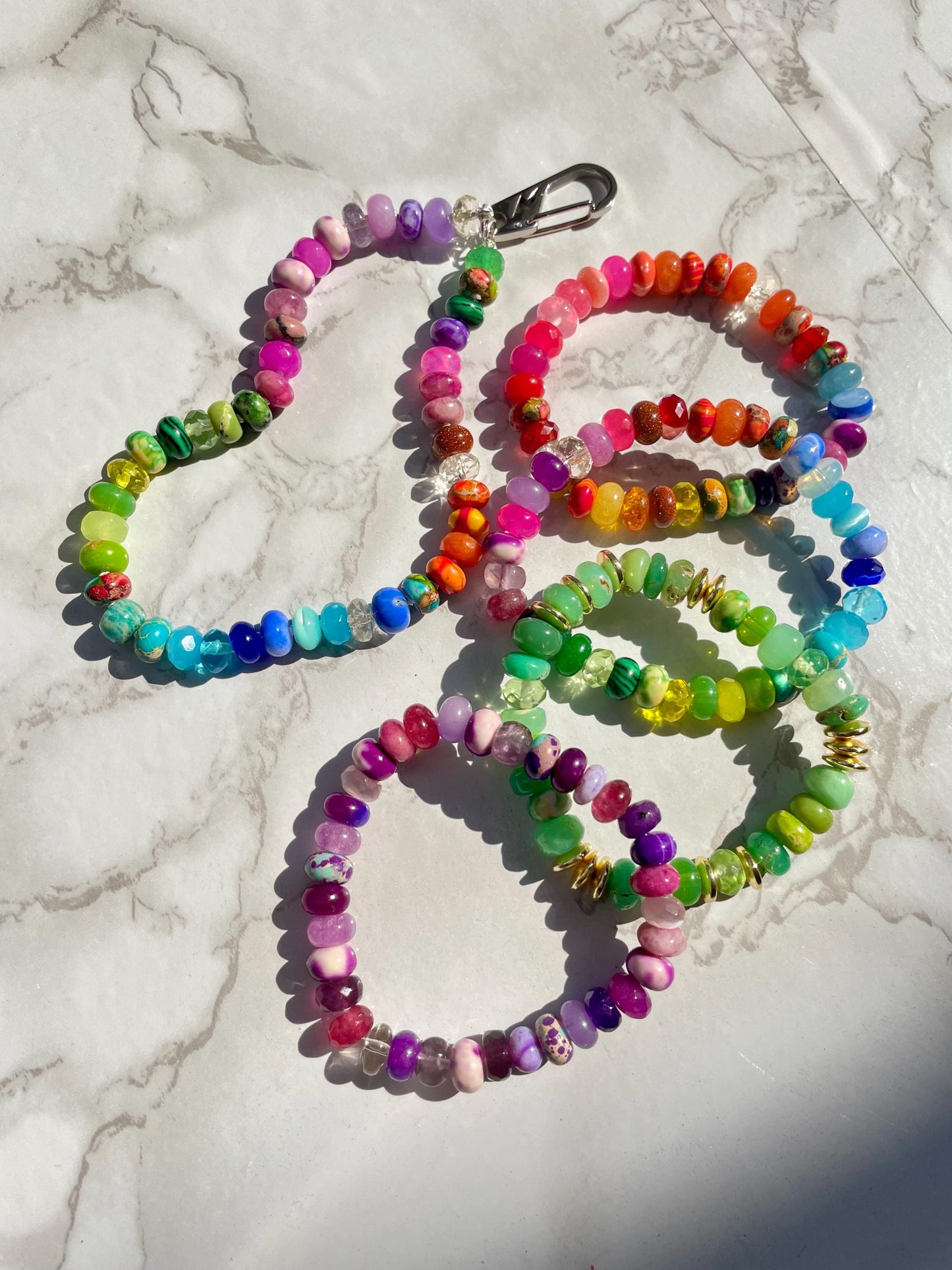 Bare Necessities - Rainbow Gemstone Soup Bracelet