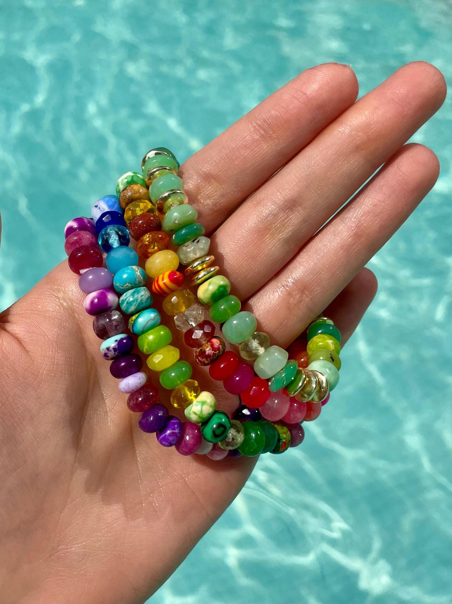 Bare Necessities - Rainbow Gemstone Soup Bracelet
