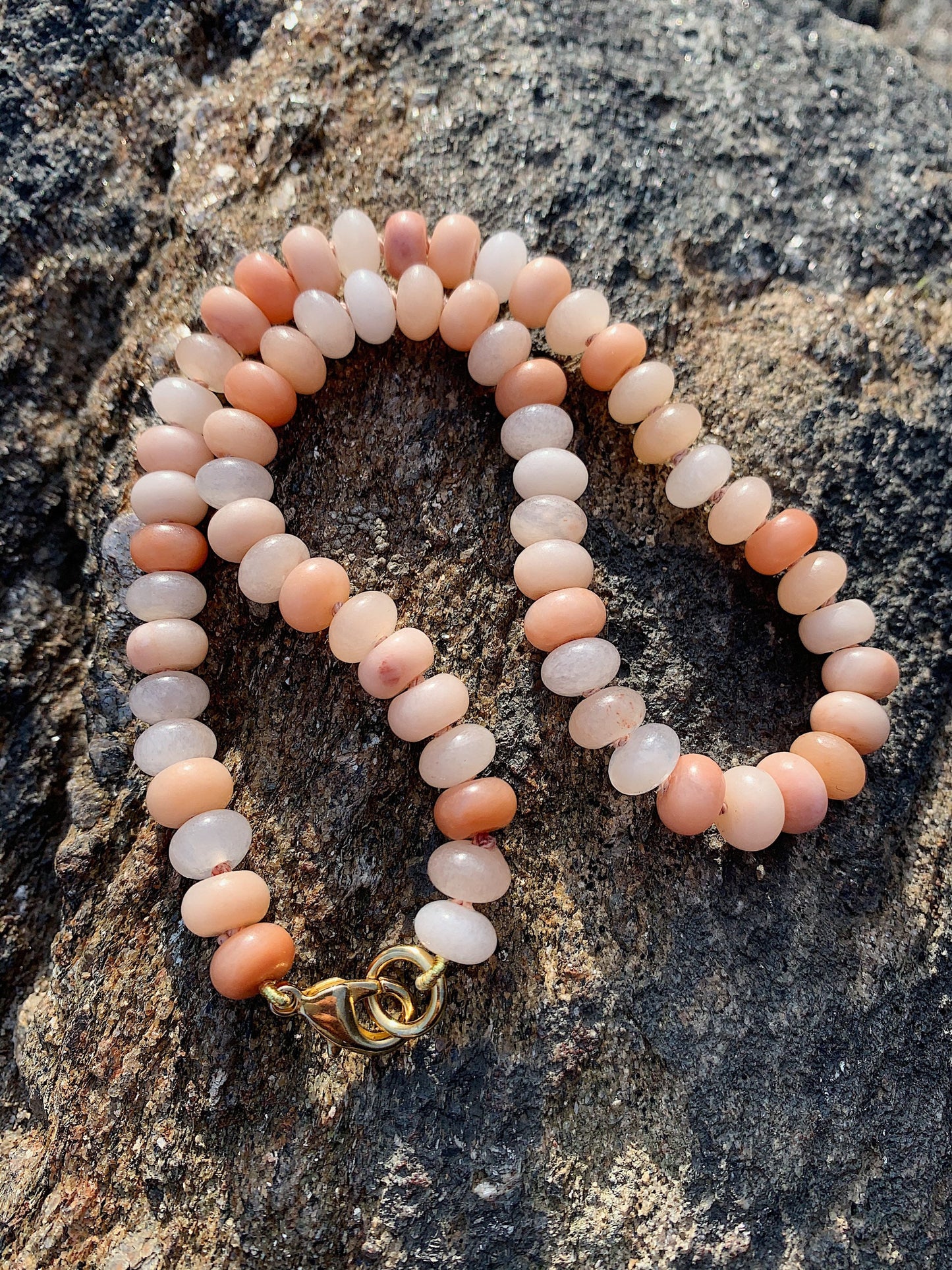 Hand Knotted | 'James and the Giant Peach' Candy Necklace | 16"