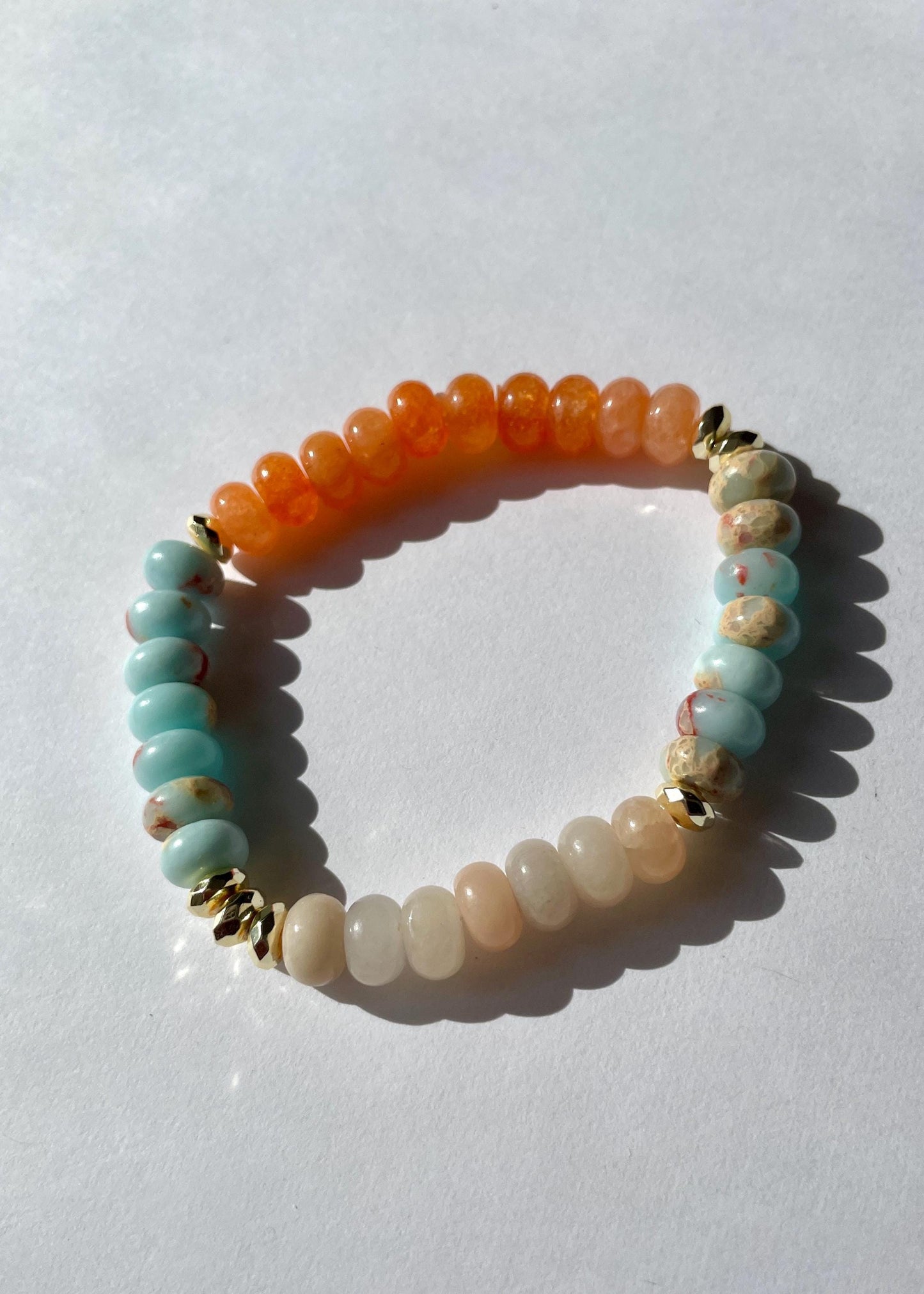 Tropicana Banana Bracelet - Gemstone Stacking Bracelet