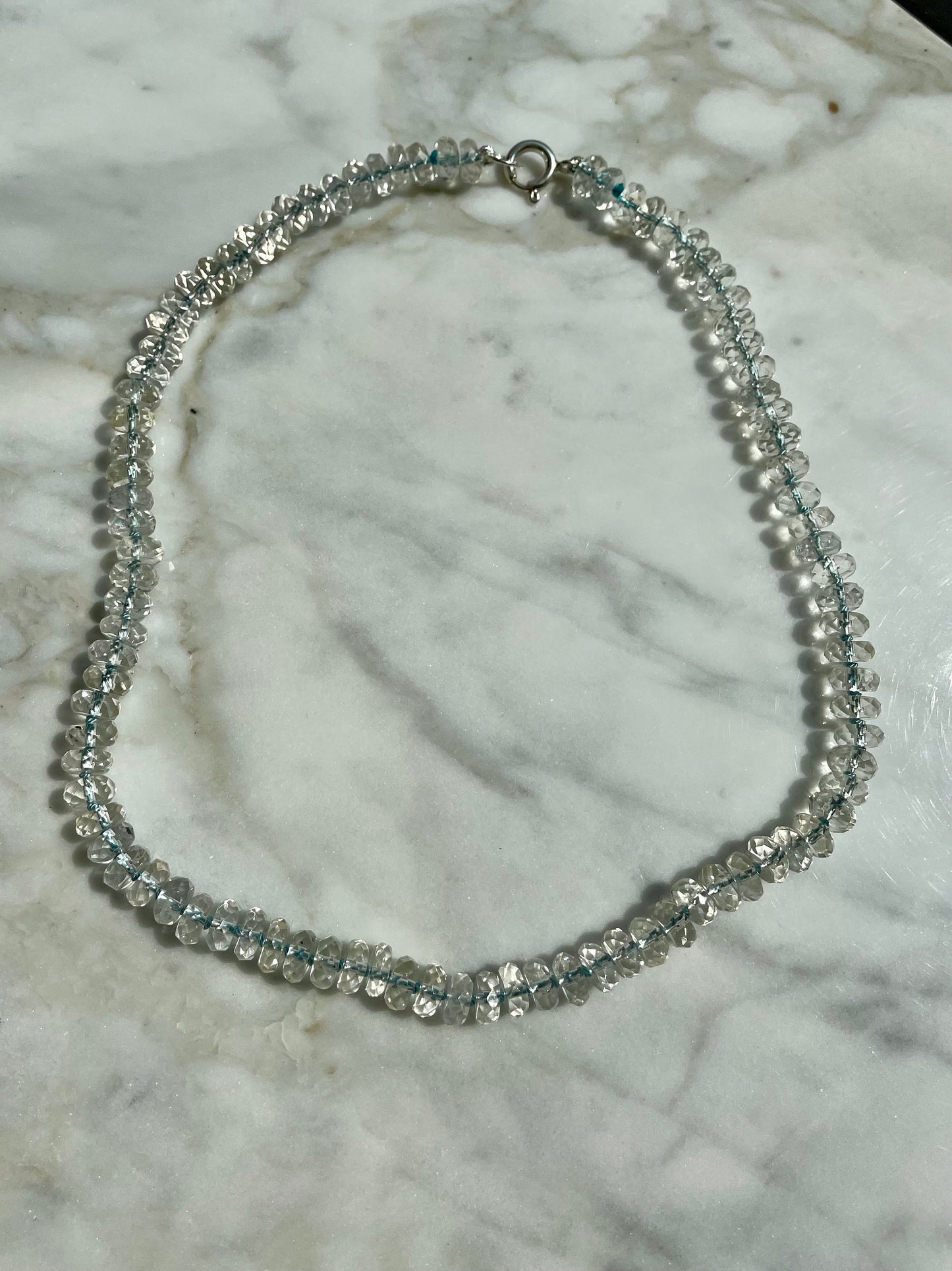 24 Hr Champagne Diet Faceted Quartz Gemstone Candy Necklace