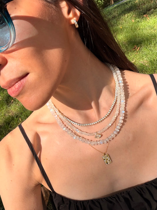 The Eyes - Gemstone Evil Eye Chokers