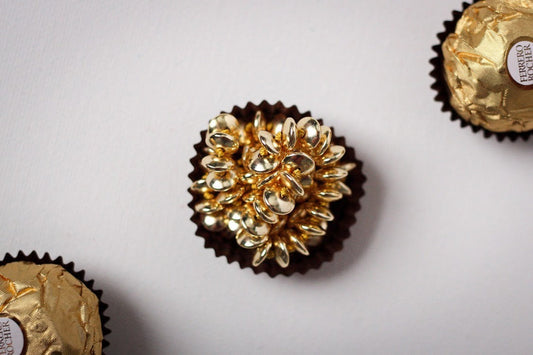 Ferrero Rocher Golden Nougat Hand Knotted Necklace