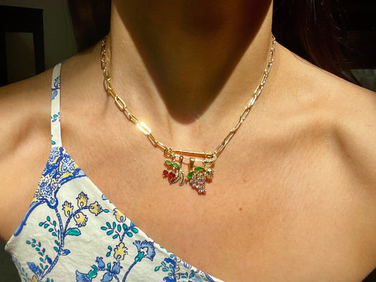 Fruit of the Loom Charm Necklace