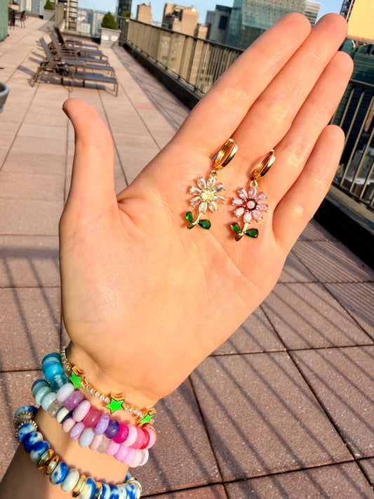 This and That - Daisy Charm Earrings