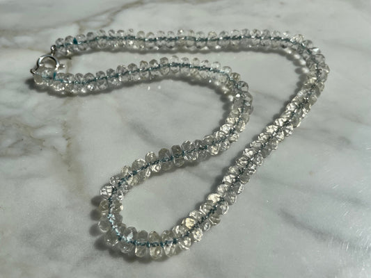 24 Hr Champagne Diet Faceted Quartz Gemstone Candy Necklace