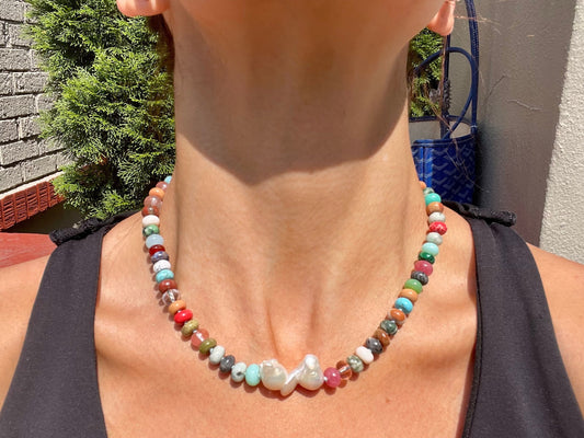 Every Flavor Beans - Gemstone Jelly Bean Necklace