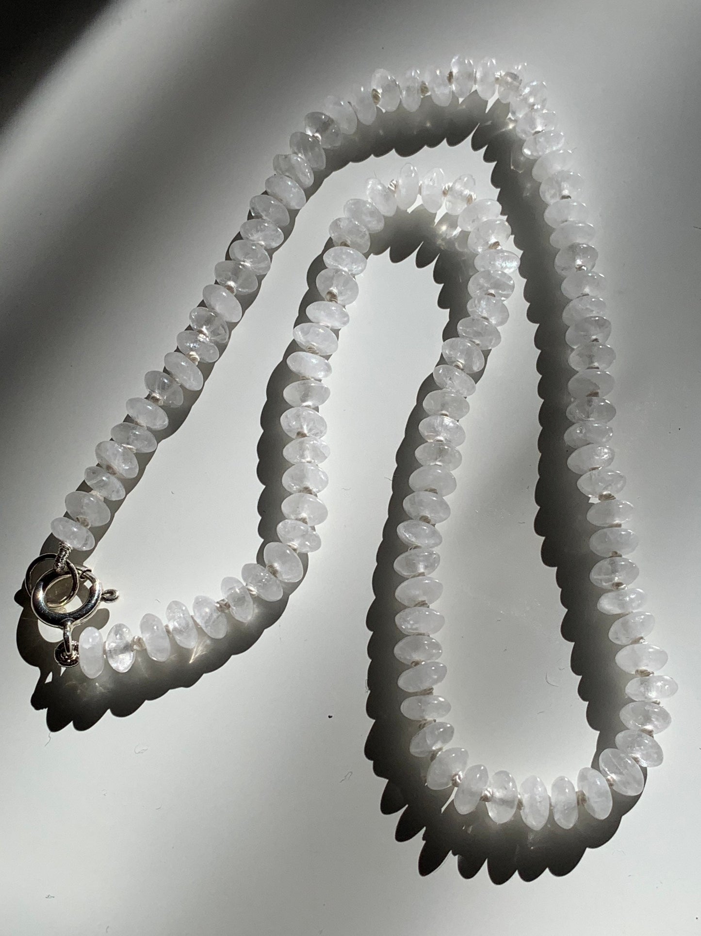 Fun Size Milky Way Hand-Knotted Quartz Gemstone Candy Necklace