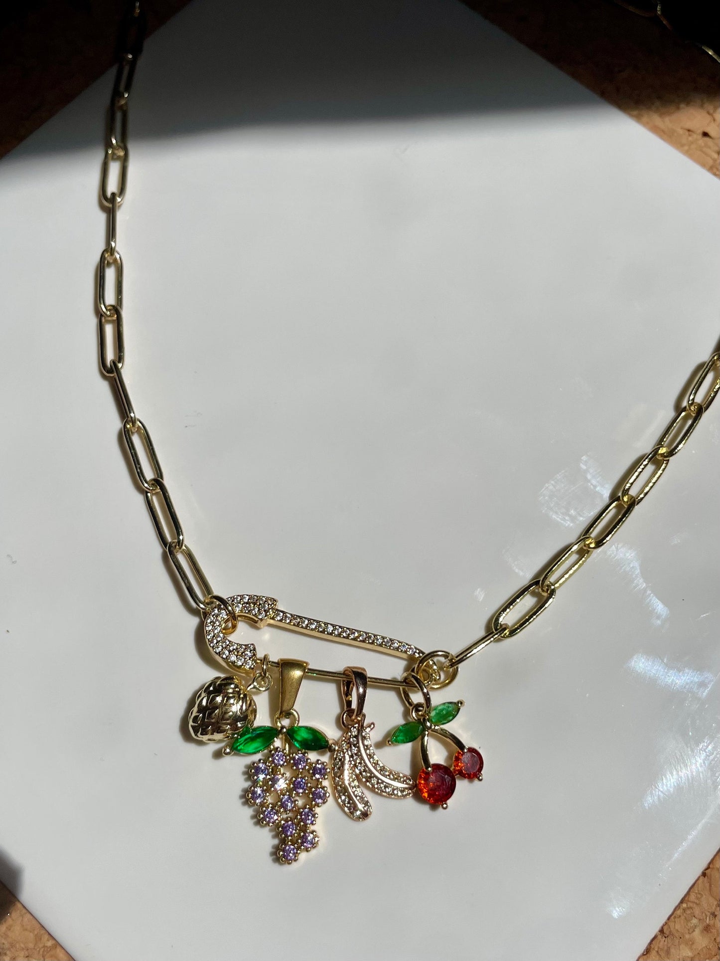 Fruit of the Loom Charm Necklace