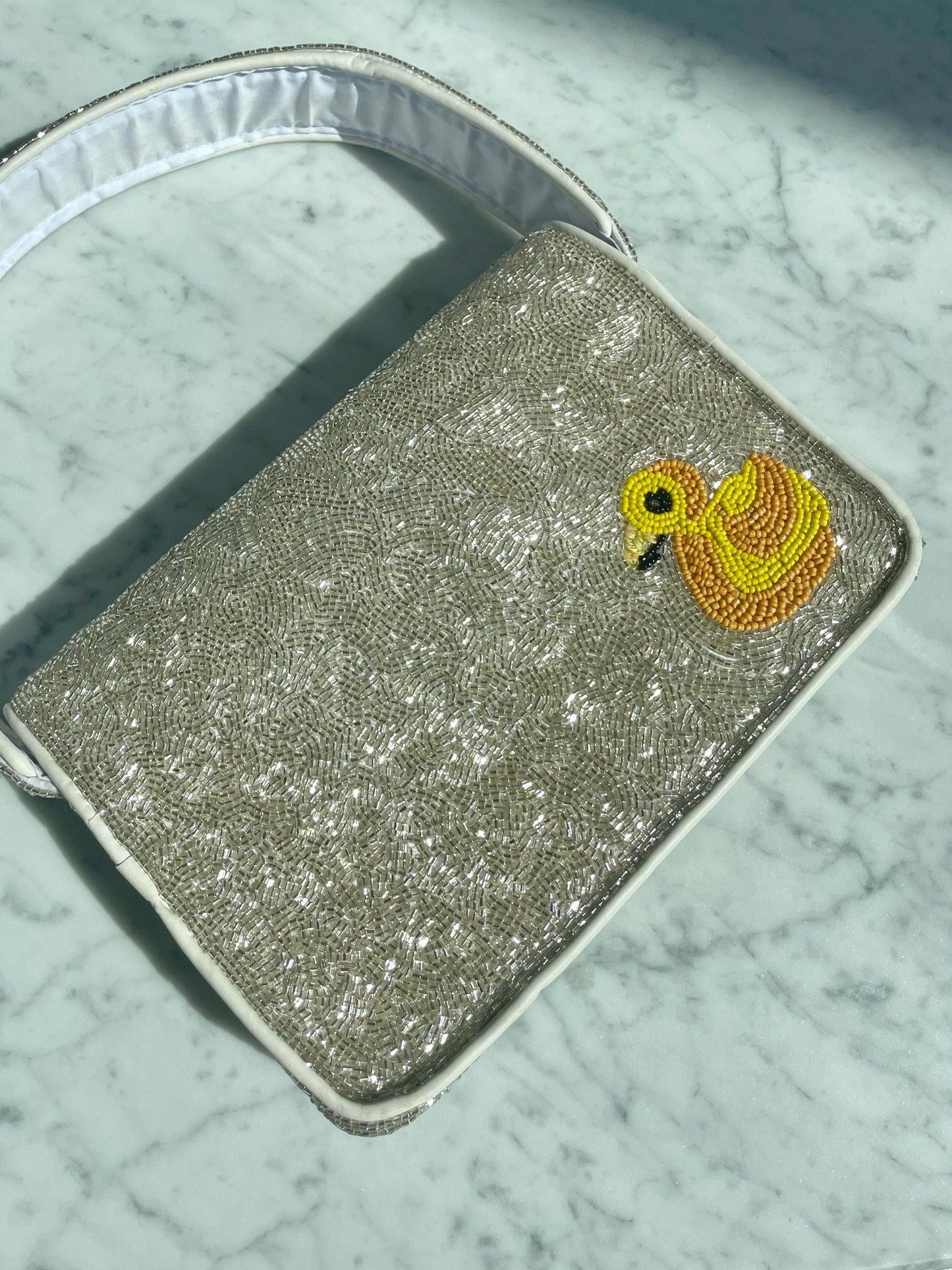 Rubber Ducky, You’re the One Beaded Shoulder Bag