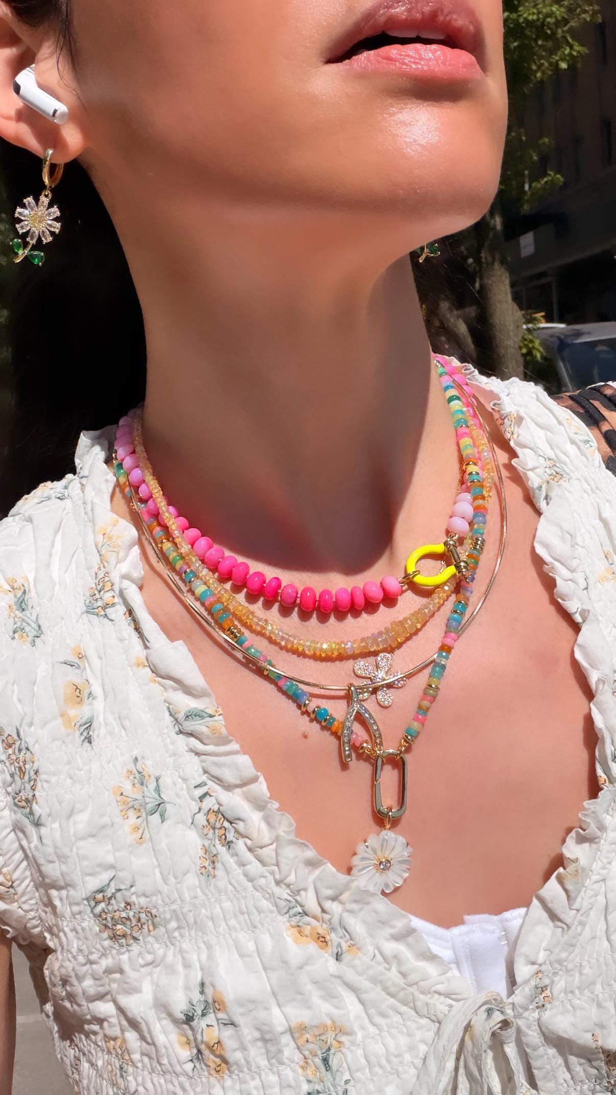 This and That - Daisy Charm Earrings