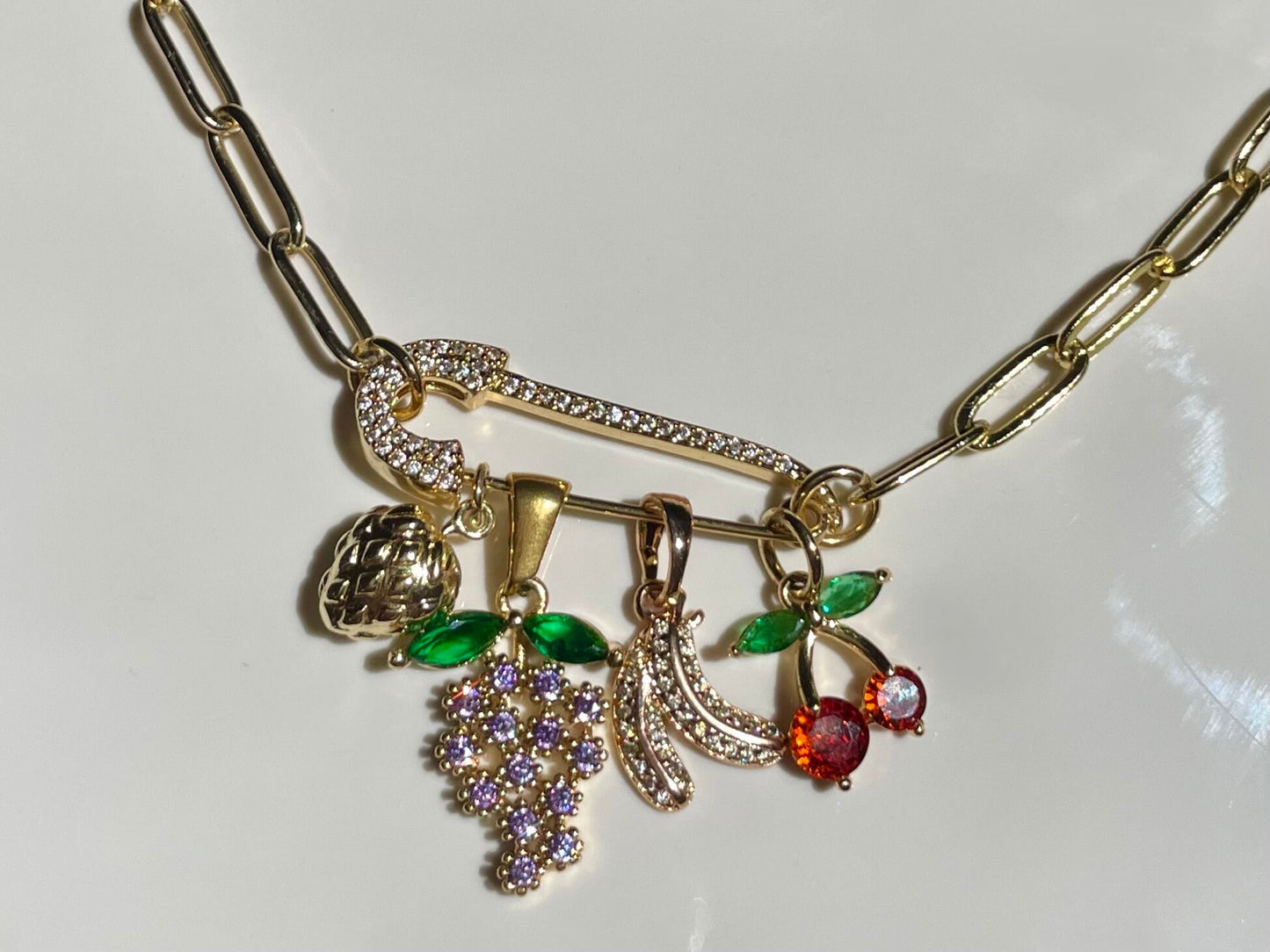 Fruit of the Loom Charm Necklace