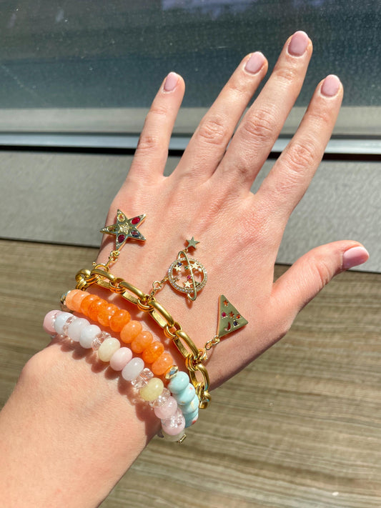 Hippity Hoppity - Gemstone Stacking Bracelet
