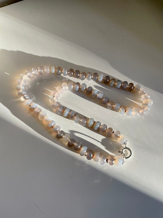 Smoky the Bear - Agate Gemstone Candy Necklace