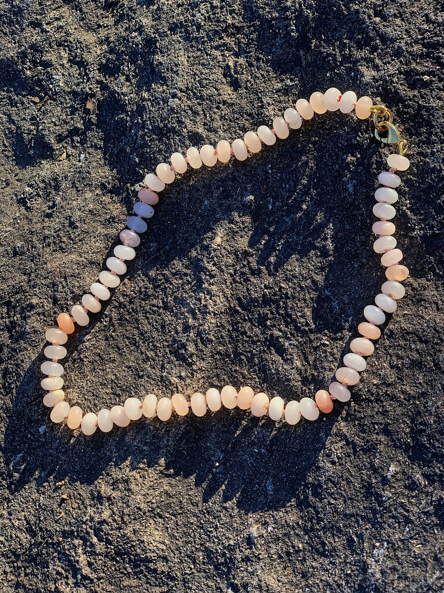 Hand Knotted | 'James and the Giant Peach' Candy Necklace | 16"